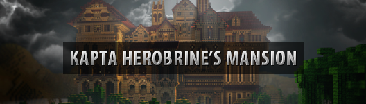 Карта herobrine mansion / особняк Херобрина для minecraft 1.5.2