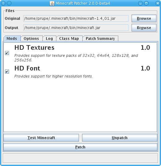 MCPatcher HD v2.4.4_01 для minecraft 1.4.7