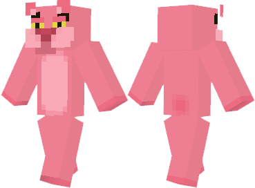 Скин Pink Panther для minecraft