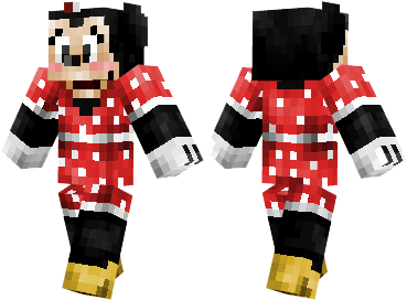 Скин Minnie Mouse для minecraft