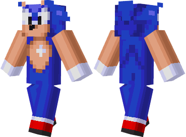 Скин Sonic the Hedgehog для minecraft