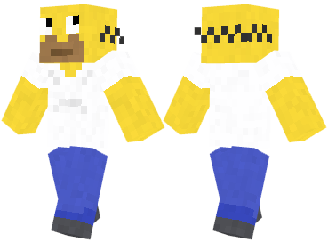 Скин Homer Simpson для minecraft