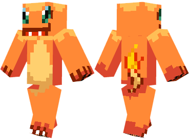 Скин Charmander для minecraft