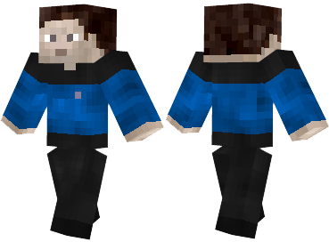 Скин Blue Star Trek Uniform для minecraft