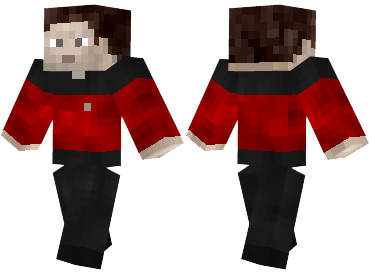 Скин Red Star Trek Uniform для minecraft