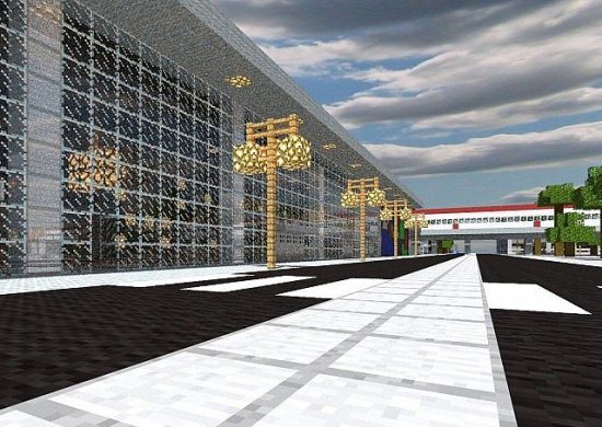 Карта Barcelona airport для minecraft 1.5.2 , 1.5.1