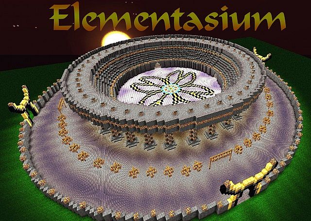 The Elementasium - A Minecraft PVP Arena [Карта]