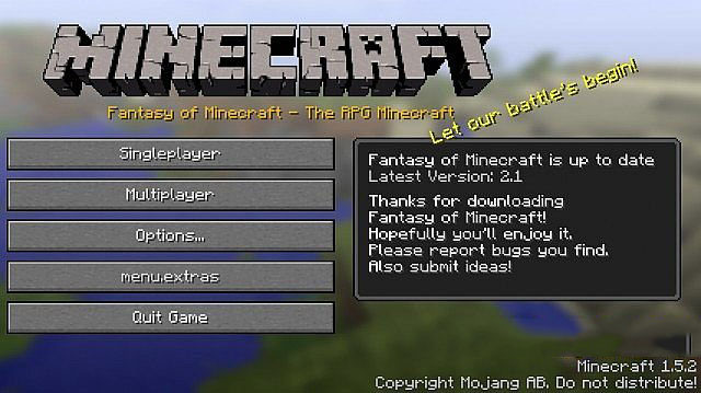 Fantasy of Minecraft [1.5.2]