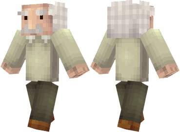 Скин Albert Einstein для minecraft