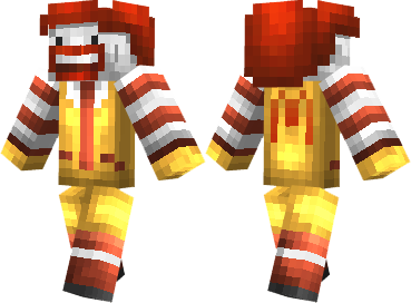 Скин Ronald McDonald для minecraft