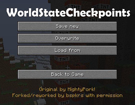 WorldStateCheckpoints [1.6.2]