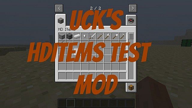 HDitems Mod [1.6.2]