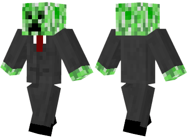 Скин Business Creeper для minecraft