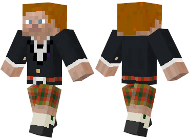 Скин Scottish Steve для minecraft