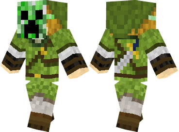 Скин Link Creeper для minecraft