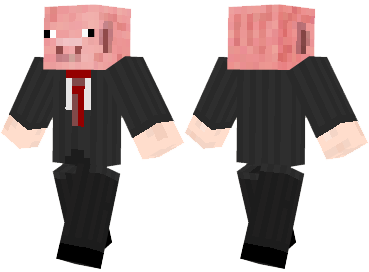 Скин Pig Suit для minecraft