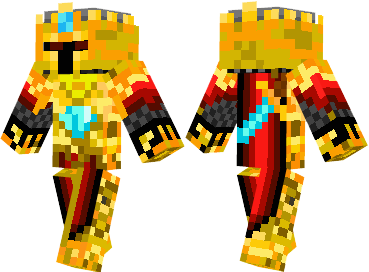 Скин Gold Knight для minecraft