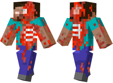 Скин Steve Zombie для minecraft