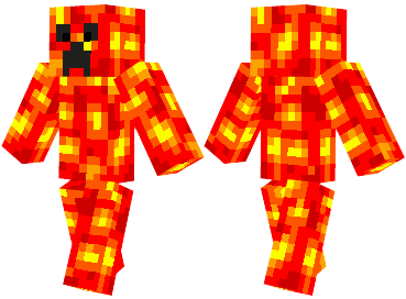 Скин Lava Creeper для minecraft