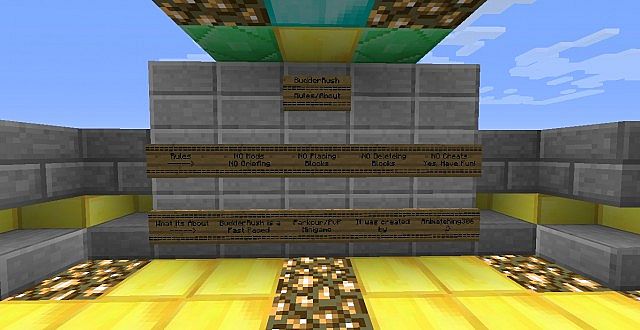 Budder Rush Parkour/PvP [Карта]