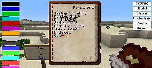 Text Formatting [1.6.2]