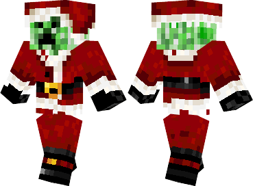 Скин Santa Creeper для minecraft