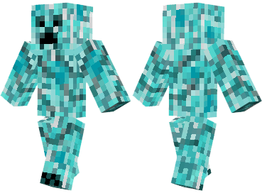 Скин Diamond Creeper для minecraft