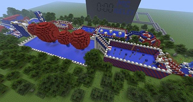 minecraft WIPEOUT [Карта]