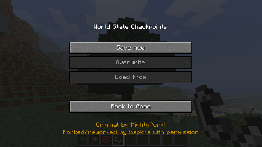 WorldStateCheckpoints [1.6.4]