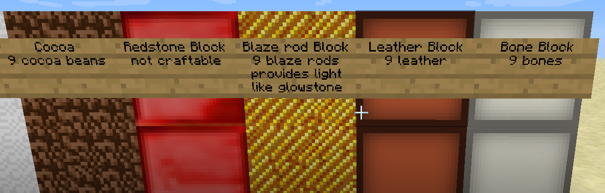 Vanity Blocks [1.6.4]