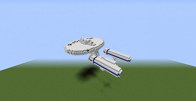 USS Enterprise D NCC-1701-D in Minecraft [Карта]