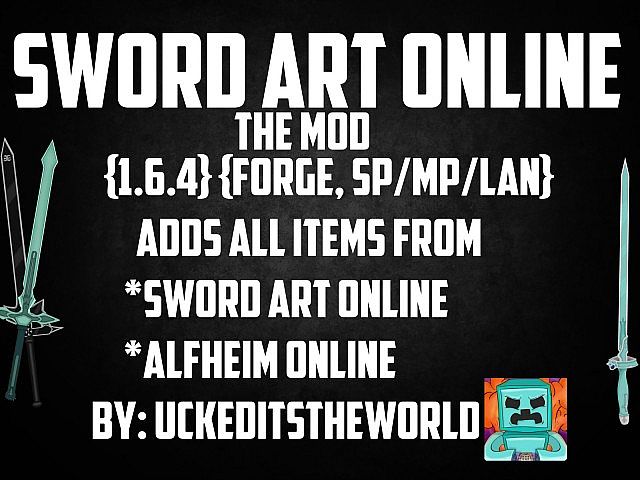 Sword Art Online Mod [1.6.4]