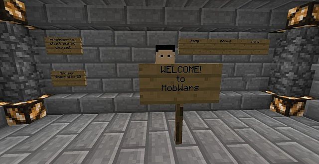 New server minigame: MobWars [Карта]