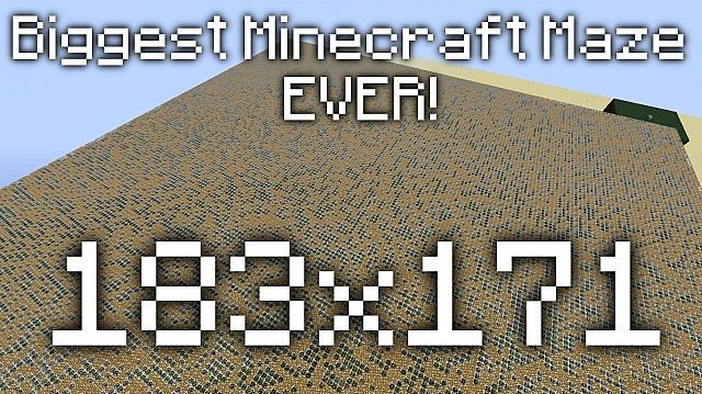 Largest Maze in Minecraft! [Карта]