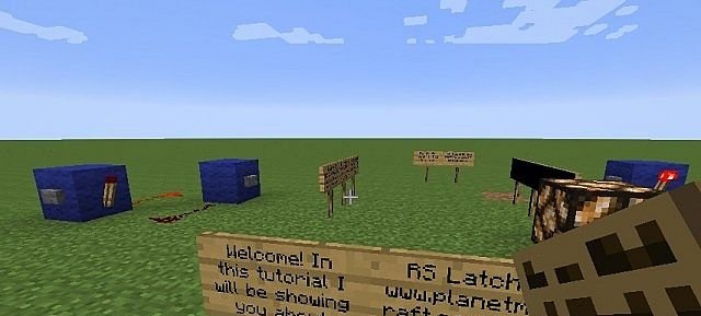 Redstone Tutorial: RS Latches [Карта]
