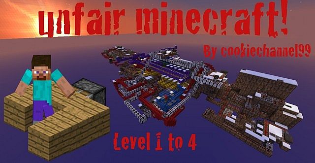 Unfair minecraft - rage map [Карта]