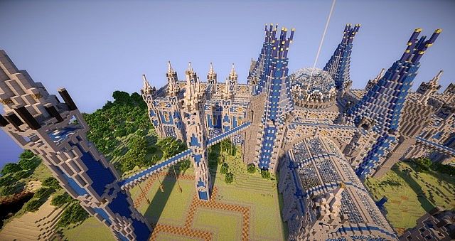 Big spawn building with portal room [Карта]