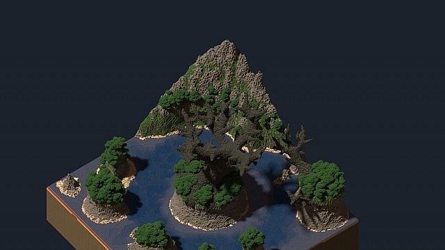Fantasy tree with terrain [Карта]
