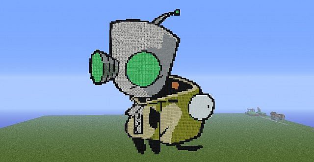 Invader Zim's Gir Pixelart [Карта]